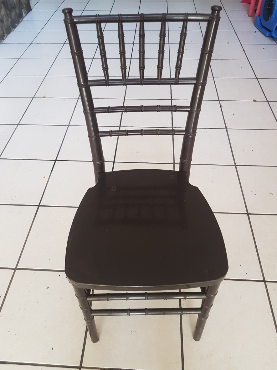 Servifiestas los pinos, silla tiffany chocolate